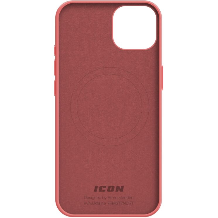 Защитный чехол ArmorStandart ICON MagSafe для Apple iPhone 15 - Guava: фото 2 из 9