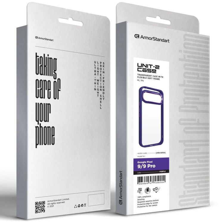 Защитный чехол ArmorStandart Unit для Google Pixel 9 / 9 Pro - Purple: фото 3 из 5