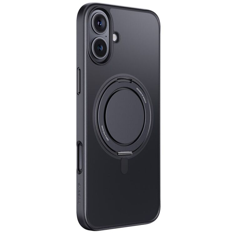 Защитный чехол Baseus Smart Ring Series для Apple iPhone 16 - Black: фото 1 из 4