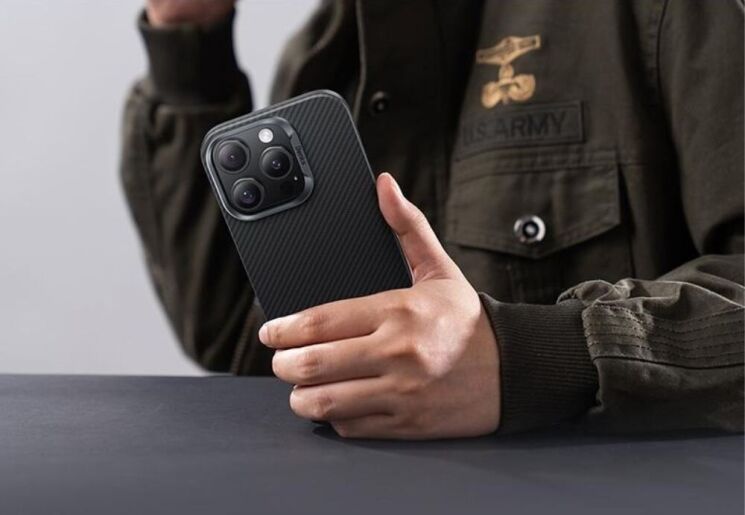 Защитный чехол Benks Dupont Kevlar Fiber для Apple iPhone 16 - Black: фото 7 из 8