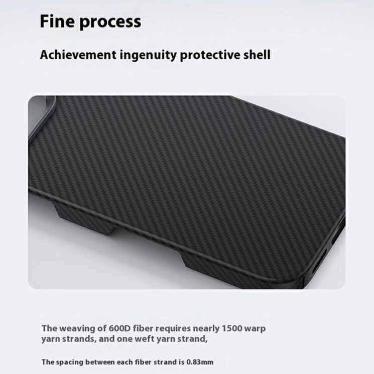 Защитный чехол Benks Dupont Kevlar Fiber для Apple iPhone 16 - Black: фото 2 из 8