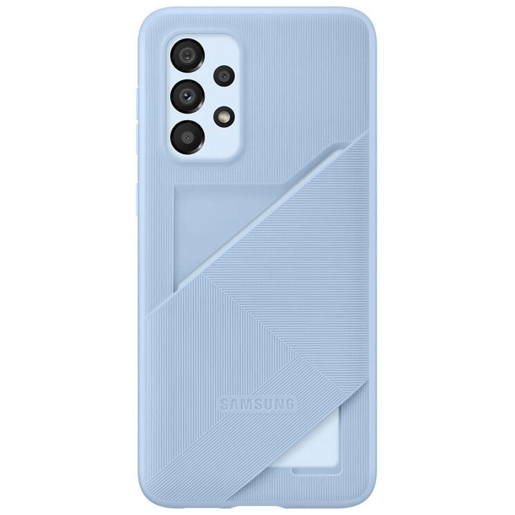 Защитный чехол Card Slot Cover для Samsung Galaxy A33 (A336) EF-OA336TLEGRU - Artic Blue: фото 1 из 5