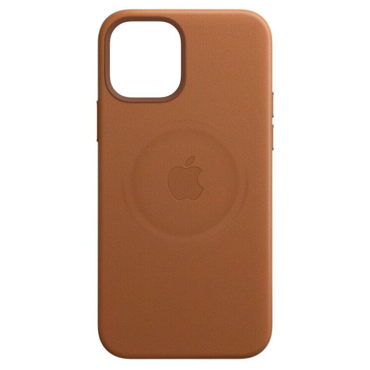 Защитный чехол Copiex Leather Case with MagSafe для Apple iPhone 12 Pro Max - Saddle Brown: фото 5 из 5