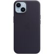 Защитный чехол Copiex Leather Case with MagSafe для Apple iPhone 14 - Ink (337001DB)