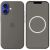 Защитный чехол Copiex Silicone Case with MagSafe для Apple iPhone 16 - Stone Grey: фото 1 из 3
