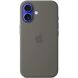 Защитный чехол Copiex Silicone Case with MagSafe для Apple iPhone 16 - Stone Grey (366420H). Фото 2 из 3