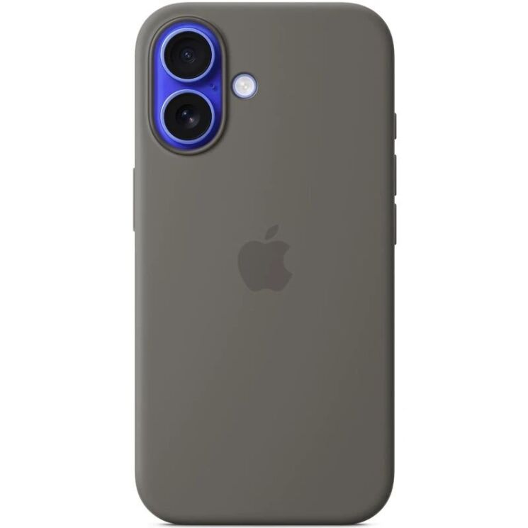 Защитный чехол Copiex Silicone Case with MagSafe для Apple iPhone 16 - Stone Grey: фото 2 из 3