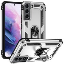 Защитный чехол Deexe Armor Case для Samsung Galaxy S22 (S901) - Silver: фото 1 из 8