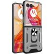 Защитный чехол Deexe Armor Case (FF) для Motorola Razr 50 Ultra - Silver (358801S)