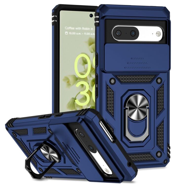 Защитный чехол Deexe Armor Shield для Google Pixel 7 - Blue: фото 1 из 9