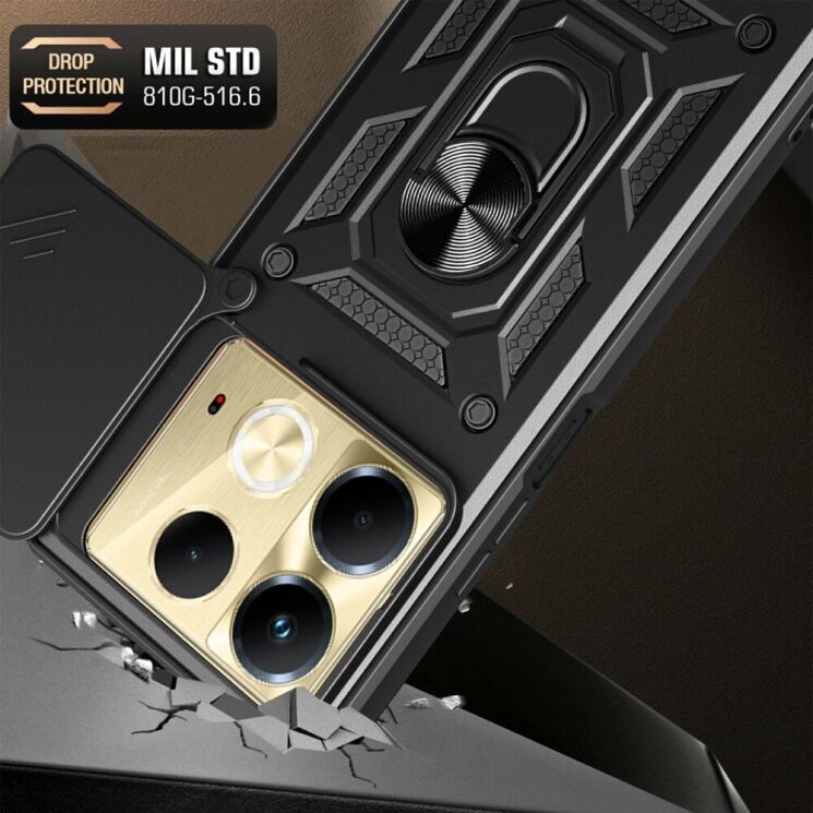 Защитный чехол Deexe Armor Shield для Infinix Note 40 - Gold: фото 4 из 8