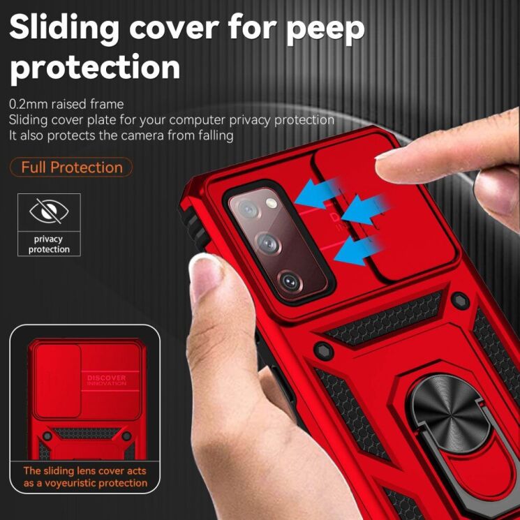Защитный чехол Deexe Armor Shield для Samsung Galaxy S20 FE (G780) - Black: фото 6 из 9
