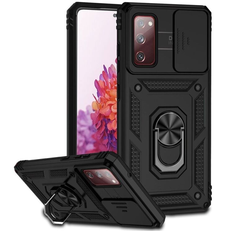 Защитный чехол Deexe Armor Shield для Samsung Galaxy S20 FE (G780) - Black: фото 1 из 9