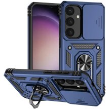 Защитный чехол Deexe Armor Shield для Samsung Galaxy S25 (S931) - Blue: фото 1 из 9