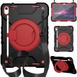 Защитный чехол Deexe Battle Case для Apple iPad 10.9 (2022) / iPad 11 (2025) - Black / Red (306469BR)