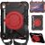 Защитный чехол Deexe Battle Case для Apple iPad 10.9 (2022) / iPad 11 (2025) - Black / Red: фото 1 из 11