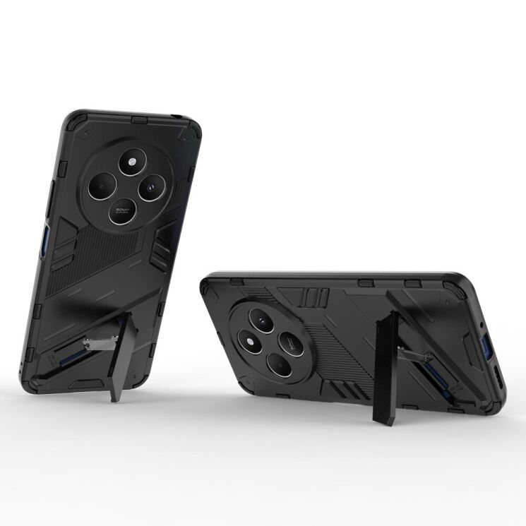 Защитный чехол Deexe Bibercas для Xiaomi Redmi 14C / Redmi A4 5G / Poco C75 - Black: фото 5 из 11