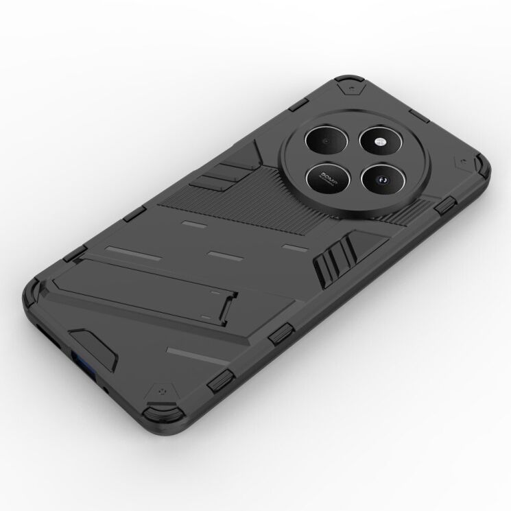 Защитный чехол Deexe Bibercas для Xiaomi Redmi 14C / Redmi A4 5G / Poco C75 - Black: фото 6 из 11