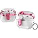 Захисний чохол Deexe Clear Luxe для Samsung Galaxy Buds 3 / Buds 3 Pro - Pink (360919P). Фото 1 з 8