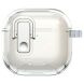 Захисний чохол Deexe Clear Stand для AirPods 5 / 4 - Transparent White (364461TW). Фото 1 з 8