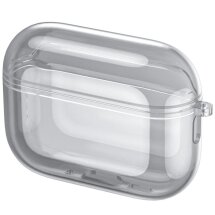 Защитный чехол Deexe Crystal Color для Apple AirPods Pro 3 - Transparent Black: фото 1 из 11