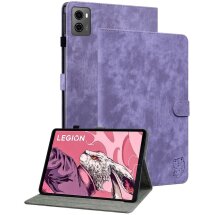 Защитный чехол Deexe Cute Tiger для Lenovo Legion Tab - Purple: фото 1 из 10