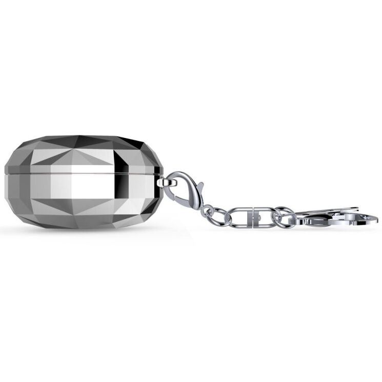 Захисний чохол Deexe Diamond Case для Samsung Galaxy Buds Live / Buds Pro / Buds 2 / Buds 2 Pro / Buds FE - Silver: фото 3 з 7