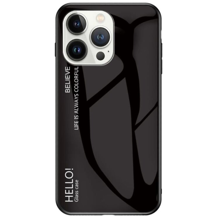 Захисний чохол Deexe Gradient Color для iPhone 15 Pro - Black: фото 1 з 7