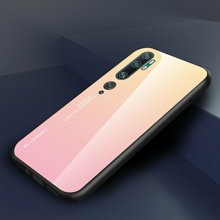 Защитный чехол Deexe Gradient Color для Xiaomi Mi Note 10 / Note 10 Pro - Yellow/Pink: фото 3 из 13