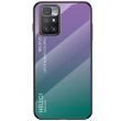 Захисний чохол Deexe Gradient Color для Xiaomi Redmi 10 / 10 (2022) / 10 Prime - Purple / Green (284717VG)