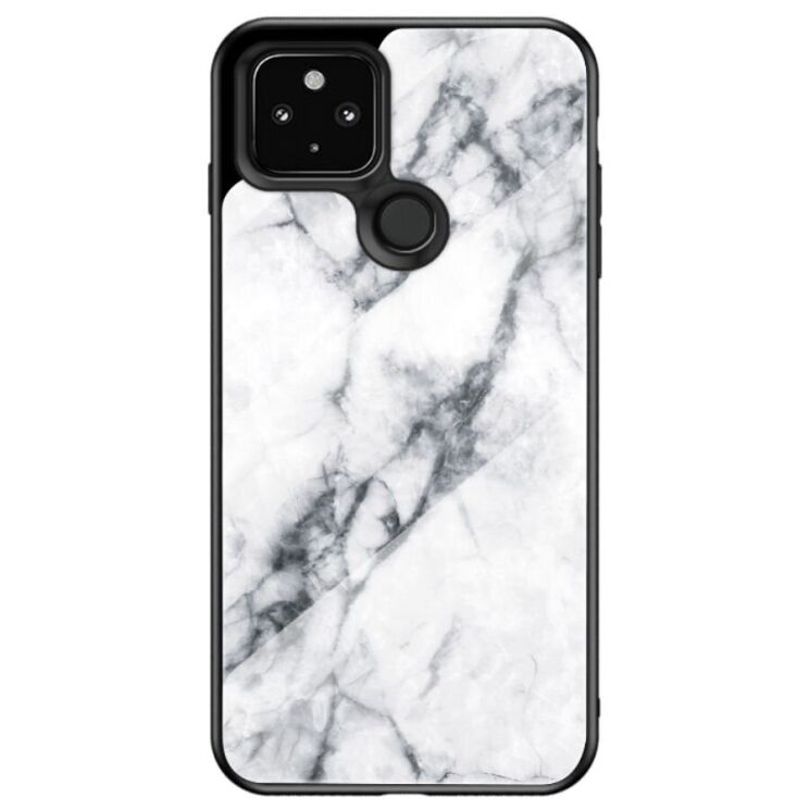 Чохол з малюнком Deexe Gradient Pattern для Google Pixel 5 - White Marble: фото 1 з 9