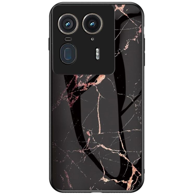 Захисний чохол Deexe Gradient Pattern для Motorola Edge 50 Ultra - Gold / Black: фото 1 з 12