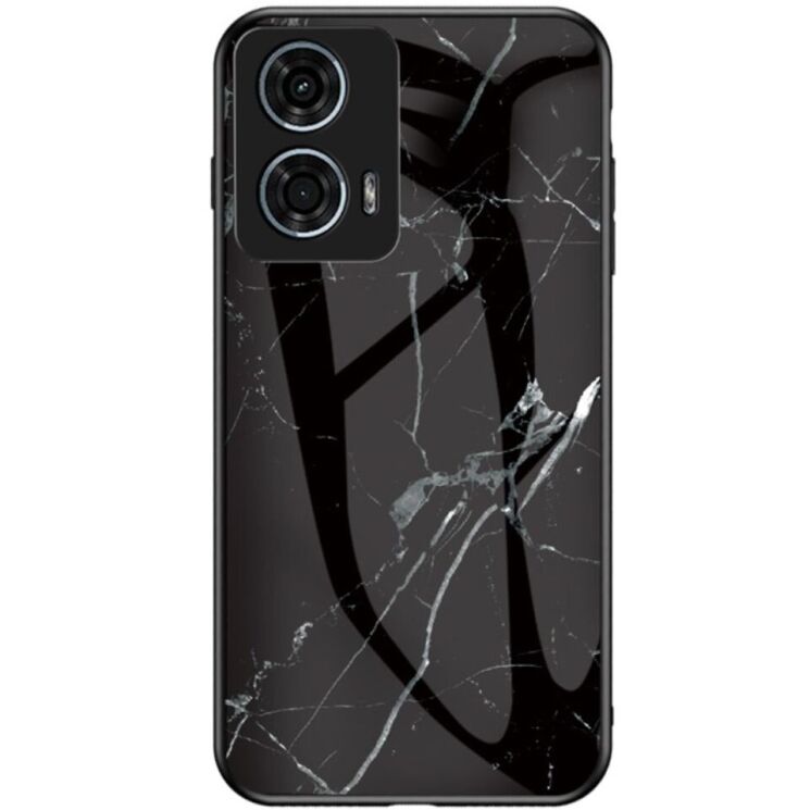 Защитный чехол Deexe Gradient Pattern для Motorola Moto G24 Power - Black: фото 1 из 8