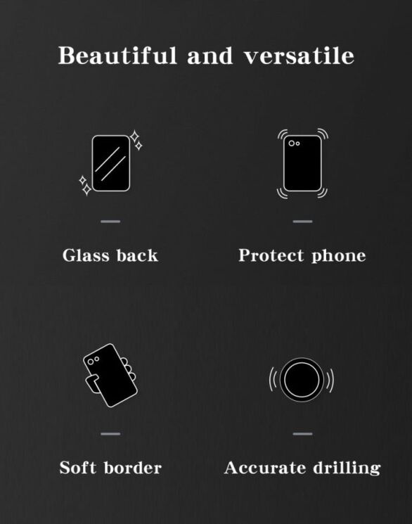 Захисний чохол Deexe Gradient Pattern для Realme 13 Pro / 13 Pro Plus - Black / Gold: фото 8 з 9