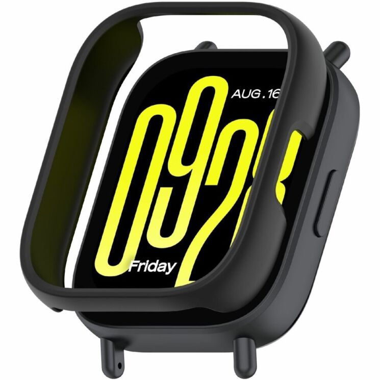 Защитный чехол Deexe Hollow Frame для Xiaomi Redmi Watch 5 Active - Black: фото 1 из 6