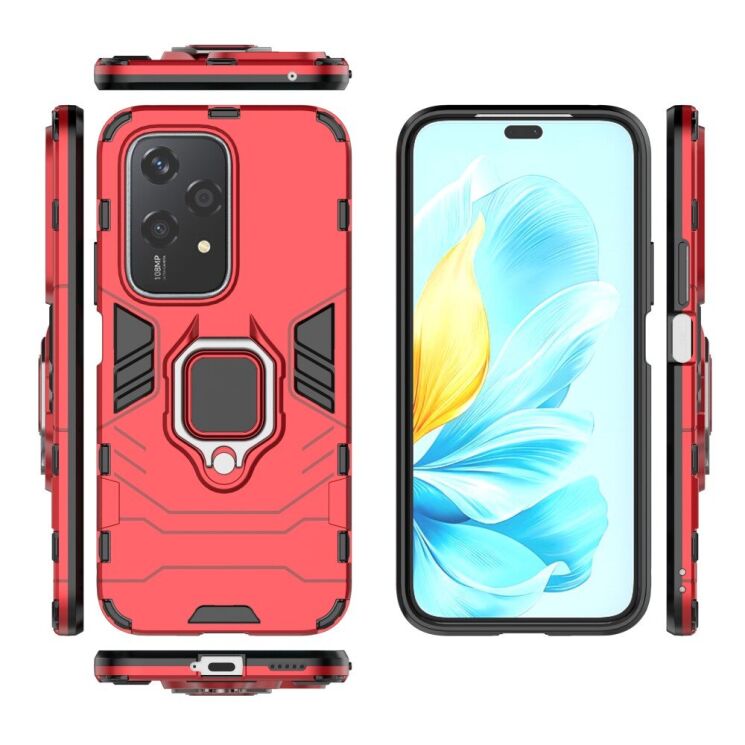 Защитный чехол Deexe Hybrid Case для Honor 200 Lite - Black: фото 7 из 7