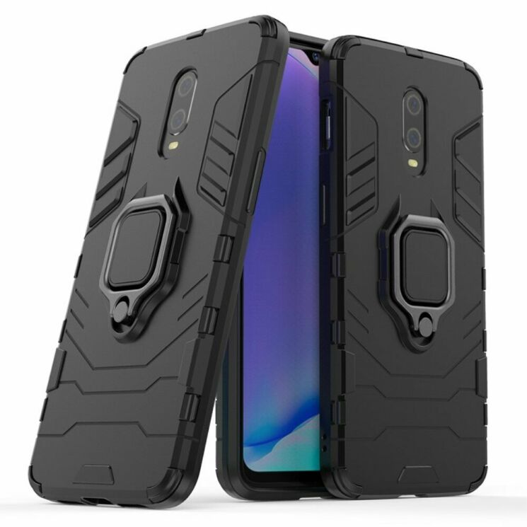 Защитный чехол Deexe Hybrid Case для OnePlus 7 - Black: фото 1 из 10