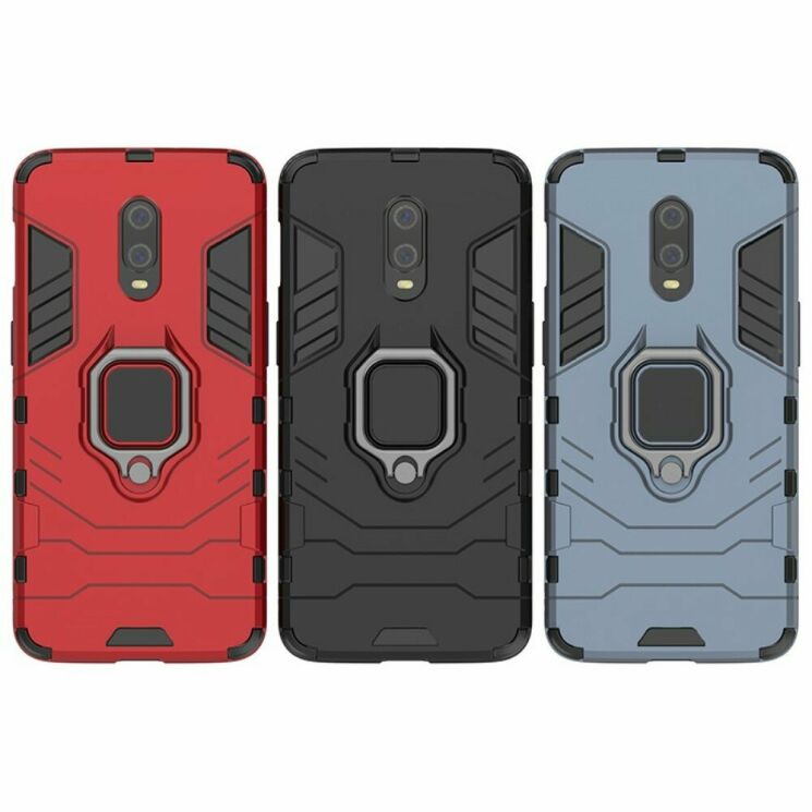Защитный чехол Deexe Hybrid Case для OnePlus 7 - Black: фото 7 из 10