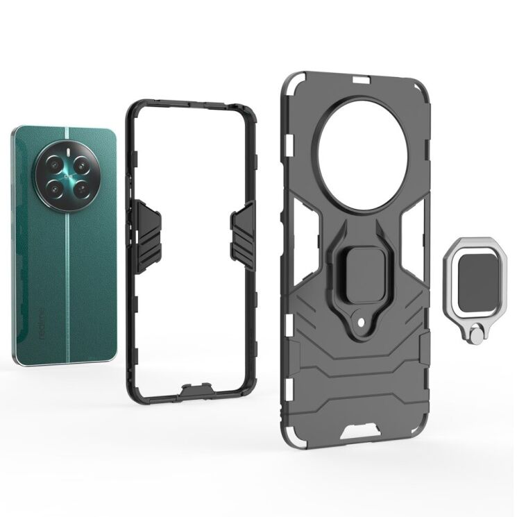 Защитный чехол Deexe Hybrid Case для Realme 12 / 12 Plus - Blue: фото 5 из 6