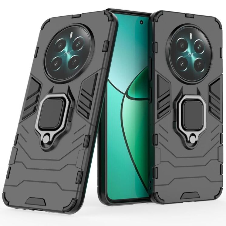Защитный чехол Deexe Hybrid Case для Realme 12 / 12 Plus - Black: фото 1 из 6
