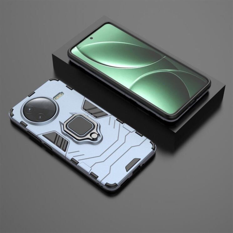 Защитный чехол Deexe Hybrid Case для Xiaomi Poco F7 Pro - Blue: фото 4 из 6