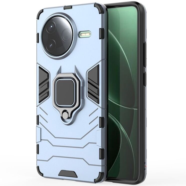 Защитный чехол Deexe Hybrid Case для Xiaomi Poco F7 Pro - Blue: фото 2 из 6