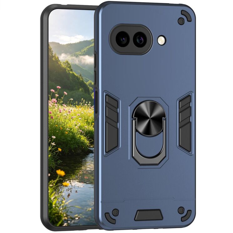 Захисний чохол Deexe Hybrid Shell для Google Pixel 10a - Blue: фото 1 з 7