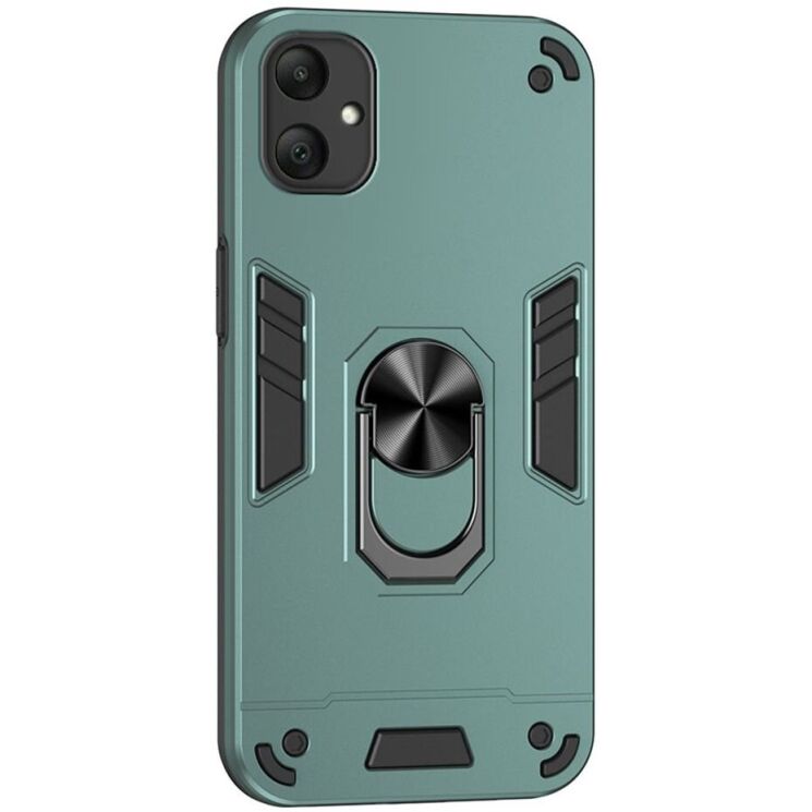 Защитный чехол Deexe Hybrid Shell для Samsung Galaxy A06 (A065) - Green: фото 1 из 6