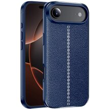 Захисний чохол Deexe Leather Cover для Apple iPhone 17 Air - Blue: фото 1 з 1