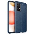 Защитный чехол Deexe Leather Cover для Samsung Galaxy A52 (A525) / A52s (A528) - Blue (273118L)