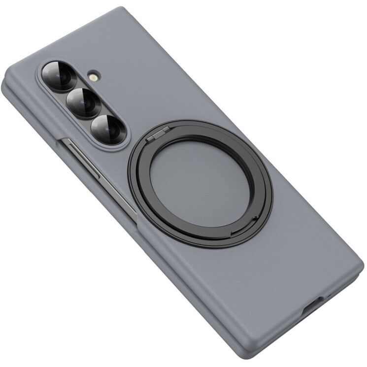 Защитный чехол Deexe Mag Ostand для Samsung Galaxy Fold 7 - Grey: фото 2 из 8