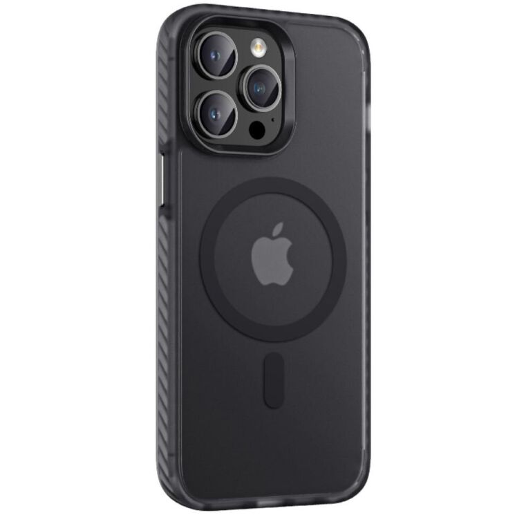 Защитный чехол Deexe Magnetic Cover для Apple iPhone 15 Pro - Black: фото 1 из 8