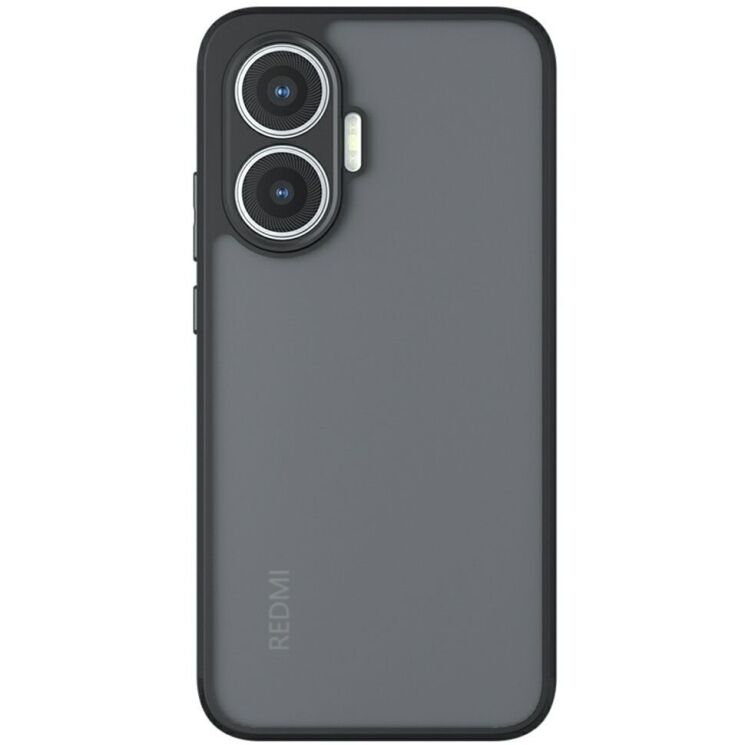 Защитный чехол Deexe Matte Skin для Xiaomi Poco F7 - Black: фото 2 из 13