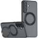 Защитный чехол Deexe Matte Skin Kickstand with MagSafe для Samsung Galaxy S25 (S931) - Black (375377B). Фото 1 из 13